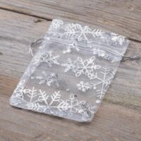 Bolsas de organza 9 x 12 cm - Navidad / 2 Fiestas y ocasiones especiales