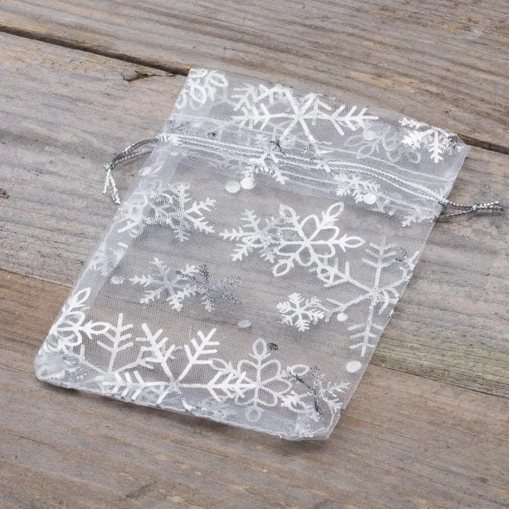 Bolsas de organza 9 x 12 cm - Navidad / 2 Fiestas y ocasiones especiales