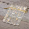 Bolsas de organza 9 x 12 cm - Navidad / 8 Uso