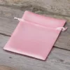 Bolsas de satén 10 x 13 cm - rosa claro Bolsas ocasionales