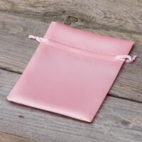 Bolsas de satén 10 x 13 cm - rosa claro Bolsas ocasionales