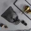Bolsas de satén 12 x 15 cm - negro Velas