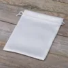 Bolsas de satén 15 x 20 cm - blanco Bautismo
