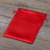 Bolsas de satén 15 x 20 cm - rojo Bolso de la Navidad