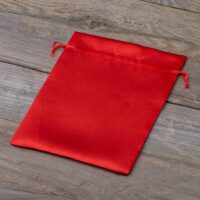 Bolsas de satén 15 x 20 cm - rojo Bolso de la Navidad