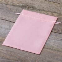 Bolsas de satén 15 x 20 cm - rosa claro Bolsas de satén