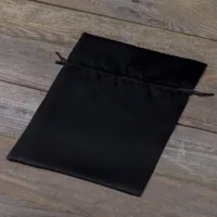 Bolsas de satén 18 x 24 cm - negro Bolsas negras