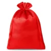 Bolsas de satén 26 x 35 cm - rojo Bolsas grandes de satén