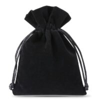 Bolsas de terciopelo 10 x 13 cm - negro Bolsas de terciopelo