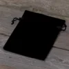 Bolsas de terciopelo 10 x 13 cm - negro Halloween