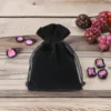 Bolsas de terciopelo 10 x 13 cm - negro Agradecimiento a los invitado