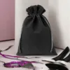 Bolsas de terciopelo 15 x 20 cm - negro Jabones