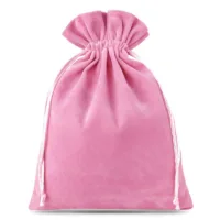 Bolsas de terciopelo 15 x 20 cm - rosa claro Bolsas rosas