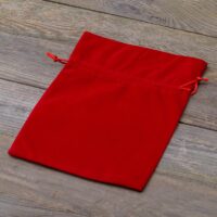 Bolsas de terciopelo 18 x 24 cm - rojo San valentín