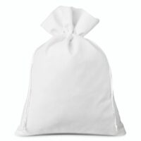 Bolsas de terciopelo 26 x 35 cm - blanco Grandes bolsas de terciopelo