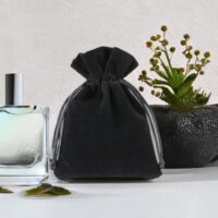 Bolsas de terciopelo 8 x 10 cm - negro Bolsas pequeñas