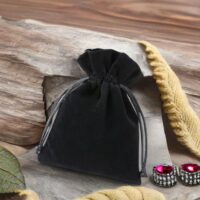 Bolsas de terciopelo 8 x 10 cm - negro Jabones