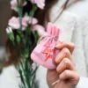 Bolsas de terciopelo 8 x 10 cm - rosa claro Agradecimiento a los invitado