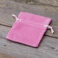 Bolsas de terciopelo 8 x 10 cm - rosa claro Bolsas de terciopelo