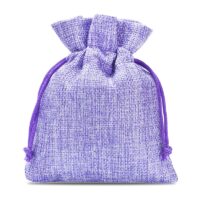 Bolsas de yute 10 x 13 cm - violeta claro Bolsas violeta claro