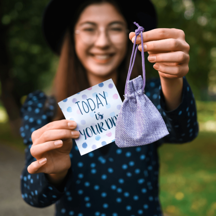 Bolsas de yute 10 x 13 cm - violeta claro Bolsas pequeñas