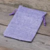 Bolsas de yute 10 x 13 cm - violeta claro Bolsa de yute