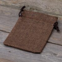 Bolsas de yute 10 x 13 cm - natural oscuro Cero desperdicio
