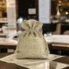 Bolsas de yute 11 x 14 cm - natural Bolsa de yute