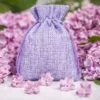 Bolsas de yute 12 x 15 cm - violeta claro Bolsas para lavanda