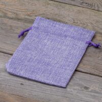 Bolsas de yute 12 x 15 cm - violeta claro Lavanda y productos secos perfumados