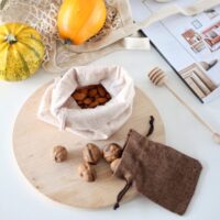 Bolsas de yute 12 x 15 cm - natural claro Bolsas pequeñas