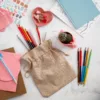 Bolsas de yute 12 x 15 cm - natural claro Bolsas medianas