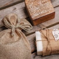 Bolsas de yute 12 x 15 cm - natural claro Cero desperdicio