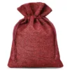 Bolsas de yute 13 x 18 cm - granate Bolsas granate