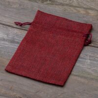 Bolsas de yute 13 x 18 cm - granate Lifehack: ideas inteligentes