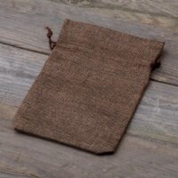 Bolsas de yute 13 x 18 cm - natural oscuro Para niños