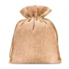 Bolsas de yute 18 x 24 cm - marrón claro Bolsas marrones