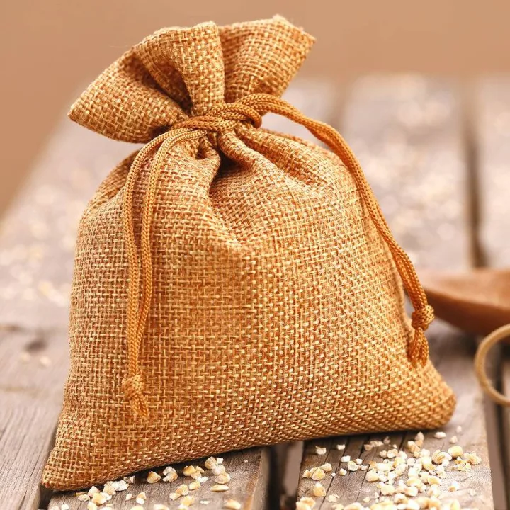 Bolsas de yute 18 x 24 cm - marrón claro Halloween