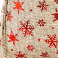 Bolsas de yute 22 x 30 cm - natural / estrellas Todos los productos