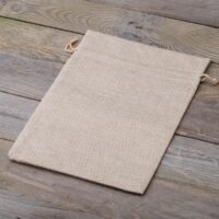 Bolsa grande de yute 26 x 35 cm - natural claro Halloween