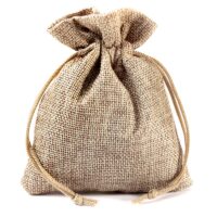 Bolsas de yute 8 x 10 cm - natural Baby Shower
