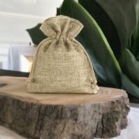 Bolsas de yute 8 x 10 cm - natural Bolsas para lavanda