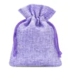 Bolsas de yute 8 x 10 cm - violeta claro Bolsas violeta claro