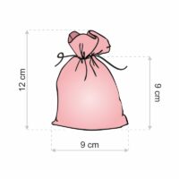 Bolsas de yute 9 x 12 cm - violeta claro Bolsa de yute