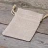 Bolsas de yute 9 x 12 cm - natural claro Bolsas pequeñas