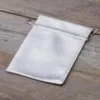 Bolsas metálico 10 x 13 cm - gris plata Decoraciones de mesa
