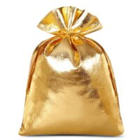 Bolsas metálico 12 x 15 cm - dorado Bolsas metálico