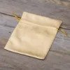 Bolsas metálico 12 x 15 cm - dorado Bolso de la Navidad