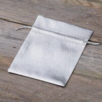 Bolsas metálico 12 x 15 cm - gris plata Decoraciones de mesa