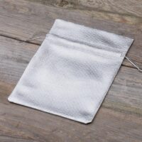 Bolsas metálico 13 x 18 cm - gris plata Bolso de la Navidad